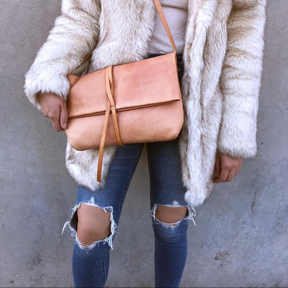 LIKE NEW Matisse Francis Wrap Leather Shoulder Bag